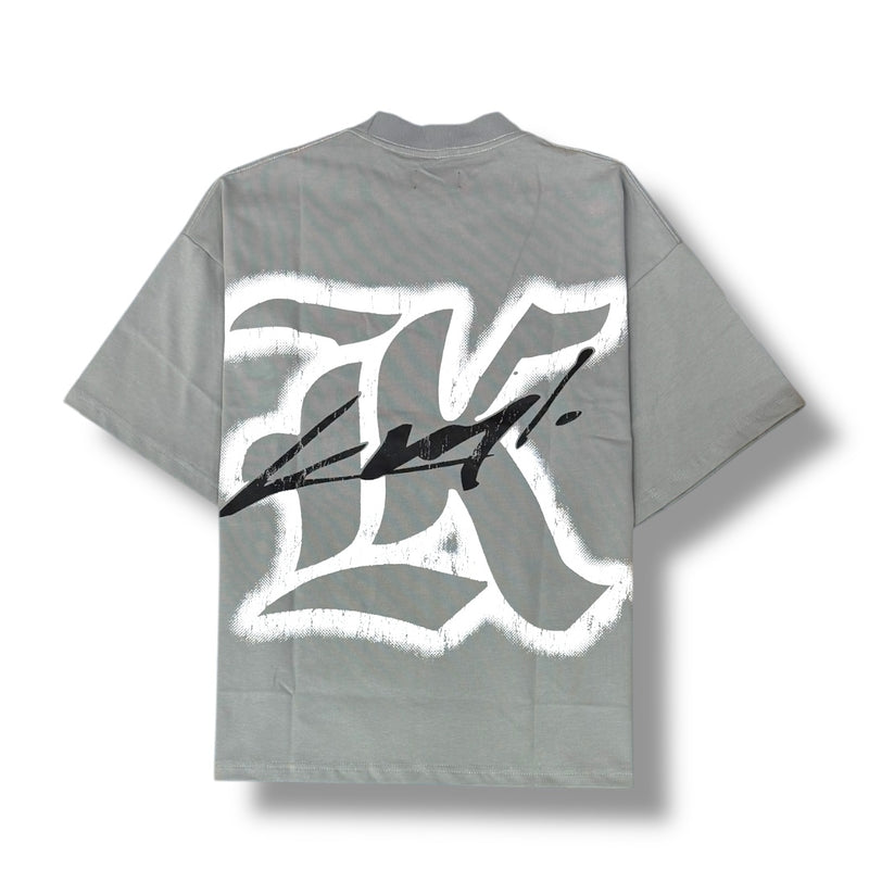 KML ‘K’ T-Shirt (Silver) - FRESH N FITTED
