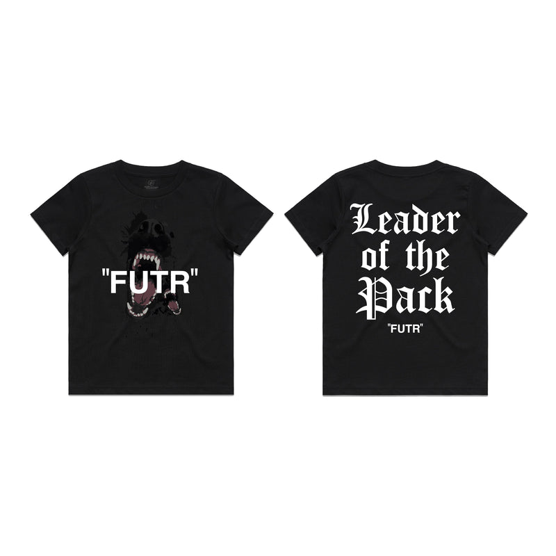 FUTR Kids "Leader Of The Pack T-Shirt In Black - FRESH N FITTED-2 INC