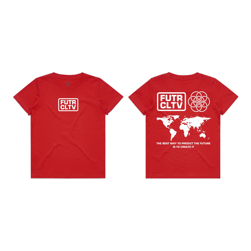 FUTR Kids "Collective" T-Shirt In Red - FRESH N FITTED-2 INC