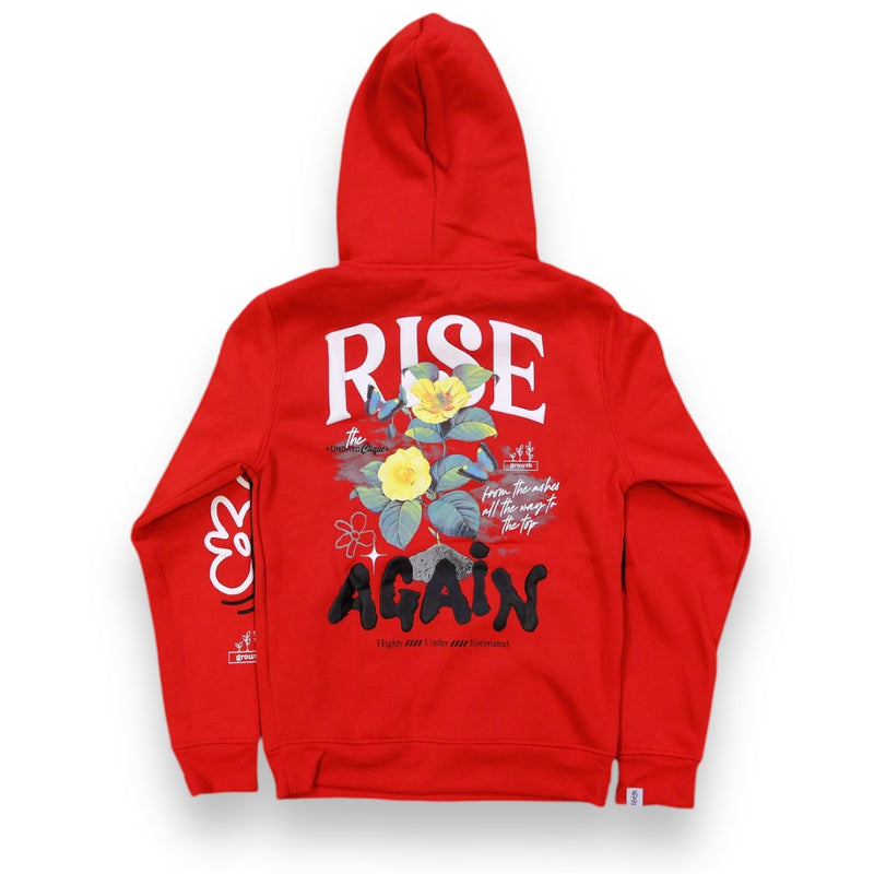 Highly Undrtd Kids 'Rise Again' Hoodie (Red) UF4657K