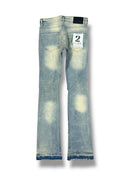 FWRD 'Worn Down' Stacked Flare Denim (Ice Tint) FW-33893 - FRESH N FITTED