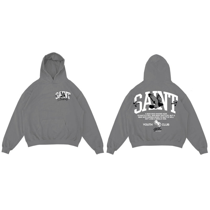 Saint Studio 'Battle' Hoodie (Charcoal Grey)