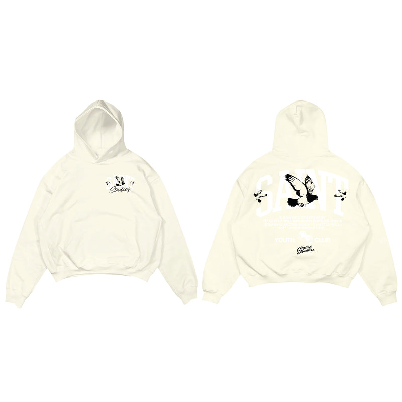 Saint Studio 'Battle' Hoodie (Cream)