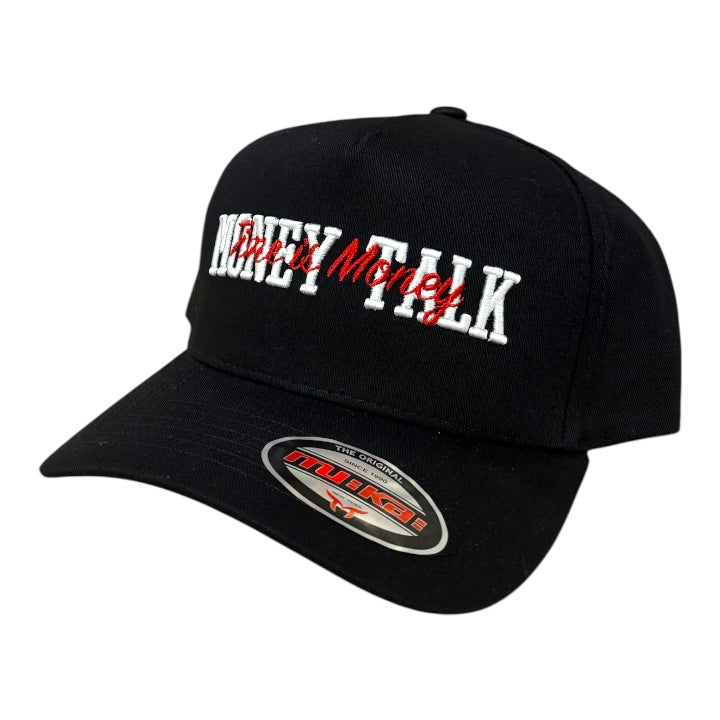 Muka 'Money Talk' Snapback Hat (Black) S4431 - FRESH N FITTED