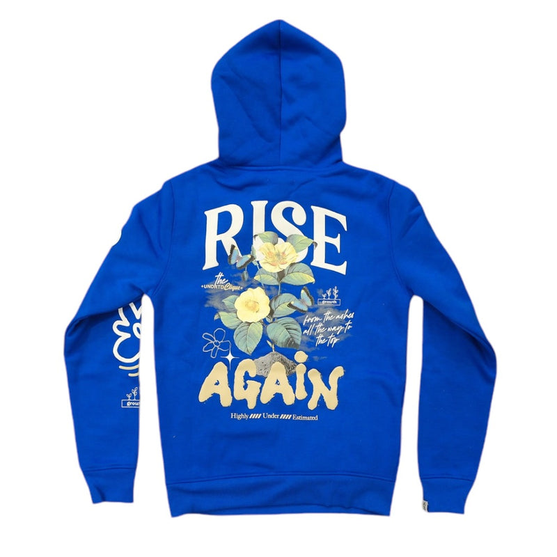 Highly Undrtd Kids 'Rise Again' Hoodie (Royal) UF4657K