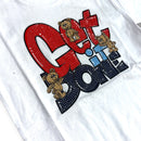 FWRD Kids 'Get It Done Bear' Rhinestone T-Shirt (White) FW-180762K - FRESH N FITTED