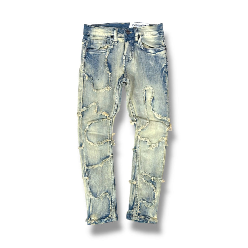 FWRD Kids 'Slim Wavy' Denim (Ice Tint) FW-330257K - FRESH N FITTED