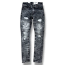 Evolution 'Wild Tiger' Distressed Ripple Denim (Washed Black) EV-33319 - FRESH N FITTED