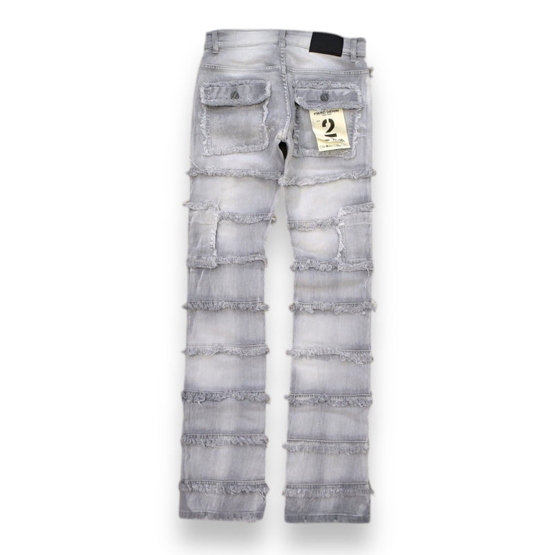 FWRD 'Patchwork True Stacked Denim' (Grey) FW-33958A