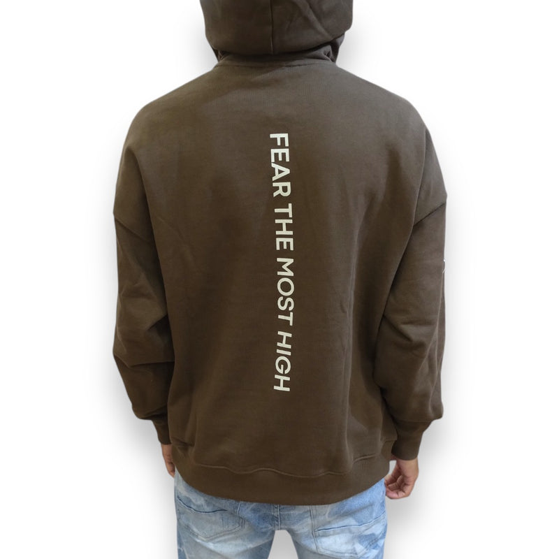 Protector and Maintainer 'Built Tough' French Terry Pullover Hoodie (Mud)