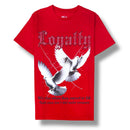 Focus 'Loyalty Birds' Stone T-Shirt (Red) 80713 - FRESH N FITTED