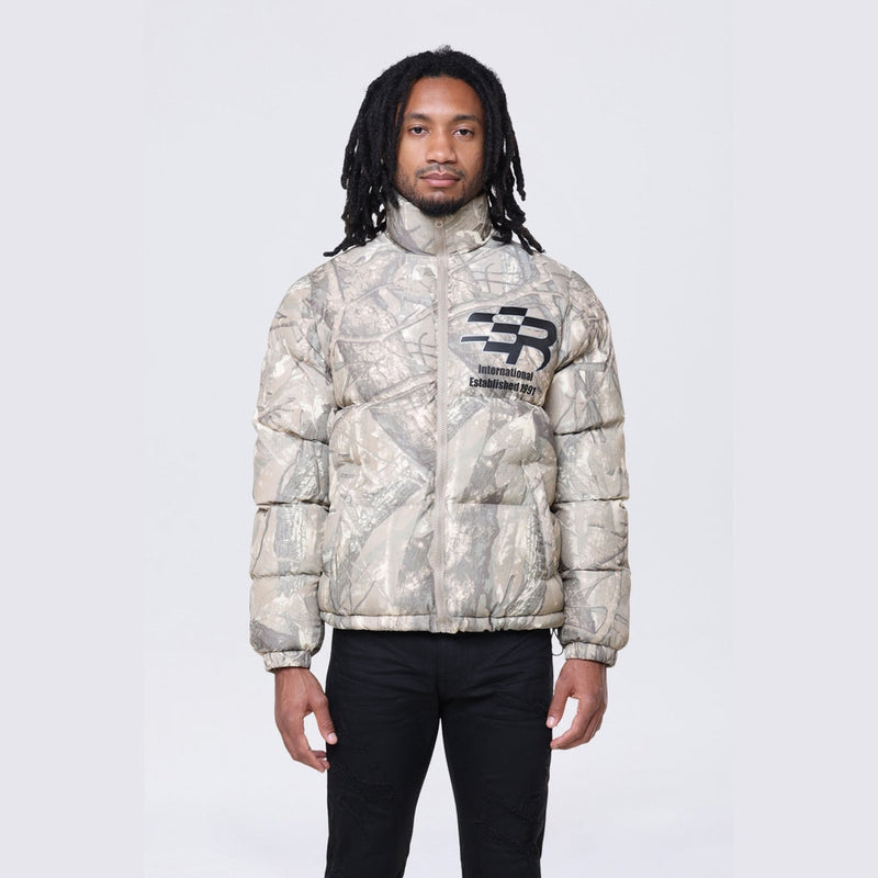 Smoke Rise Puffer Jacket (Khaki/Camo) OH24696