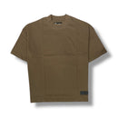 67 ‘BLANK’ Premium Heavyweight Oversized Boxy Shirt (Chocolate) - FRESH N FITTED