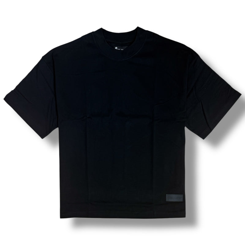 67 ‘BLANK’ Premium Heavyweight Oversized Boxy Shirt (Black)