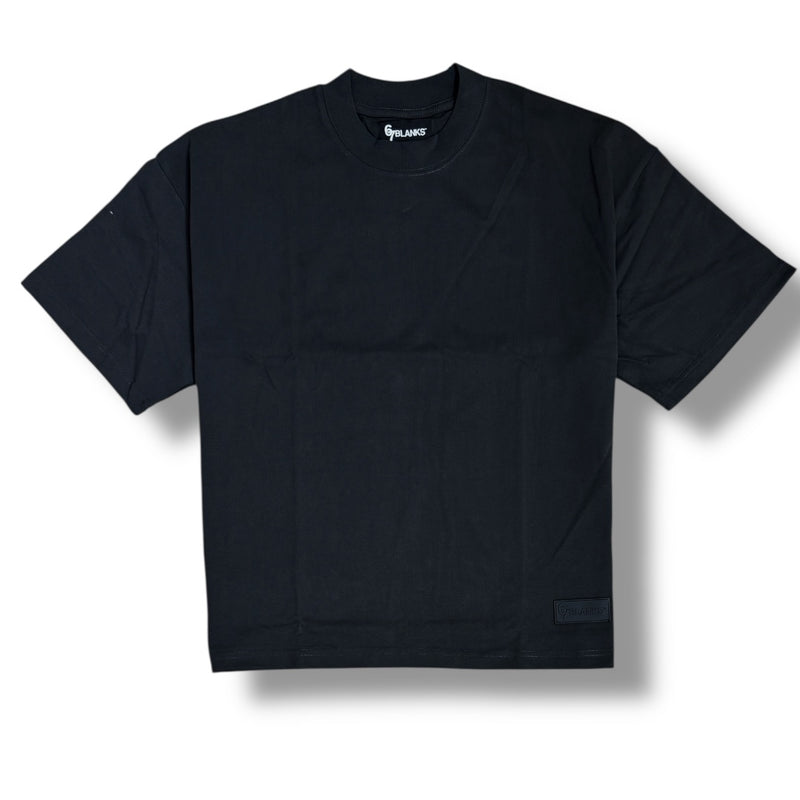 67 ‘BLANK’ Premium Heavyweight Oversized Boxy Shirt (Washed Black)