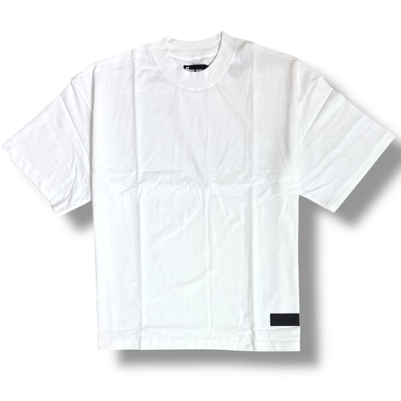 67 ‘BLANK’ Premium Heavyweight Oversized Boxy Shirt (White)