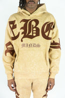 Rebel Minds 'REBEL' Fleece Hoodie (Beige) 152-312 - FRESH N FITTED