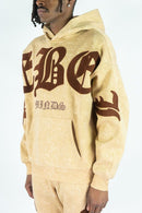 Rebel Minds 'REBEL' Fleece Hoodie (Beige) 152-312 - FRESH N FITTED