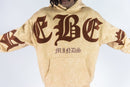 Rebel Minds 'REBEL' Fleece Hoodie (Beige) 152-312 - FRESH N FITTED