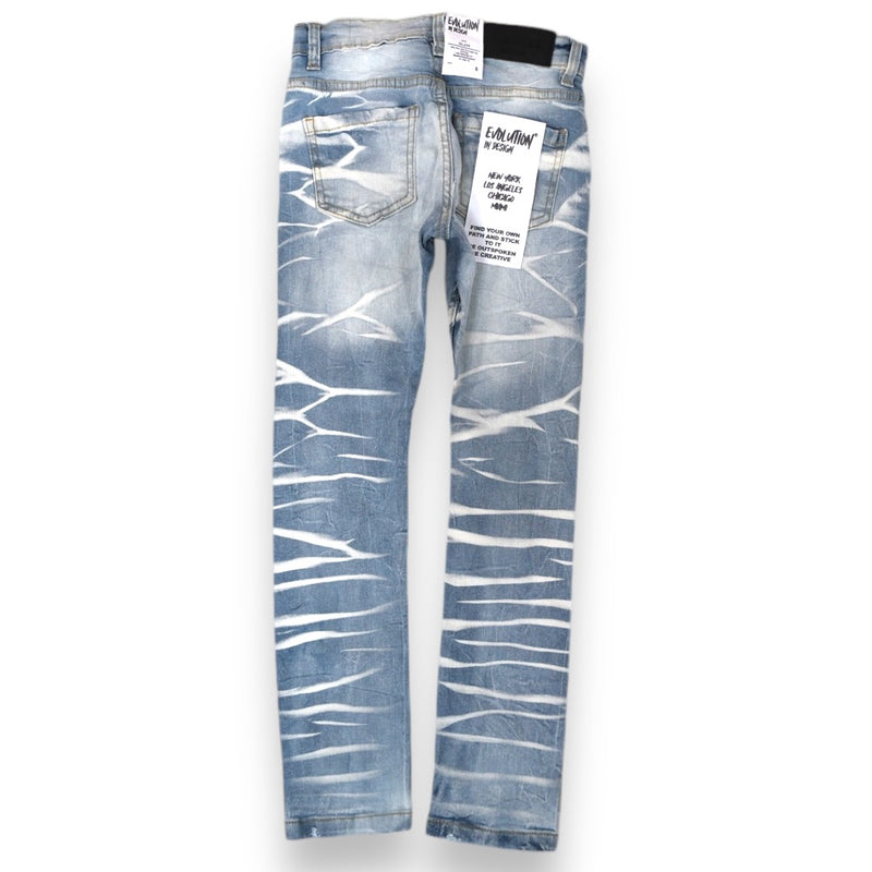 Evolution Kids 'Rip & Repair' Legacy Denim (Ice Blue) EV-330207K