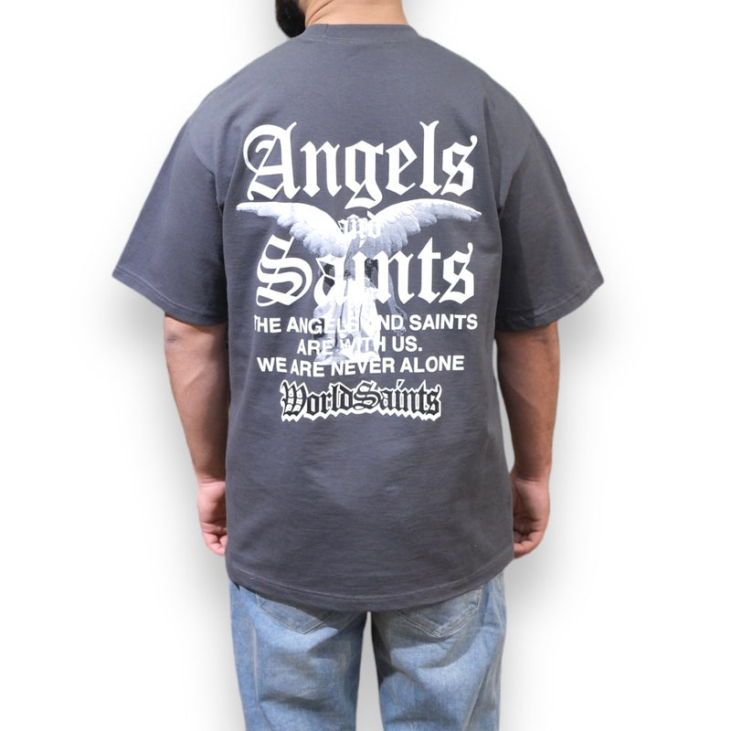 Saint Studio "Angel & Demons"  T-Shirt (Charcoal)