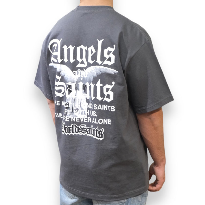 Saint Studio "Angel & Demons"  T-Shirt (Charcoal)