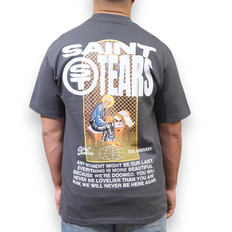 Saint Studio 'Saint Tears' T-Shirt (Charcoal)