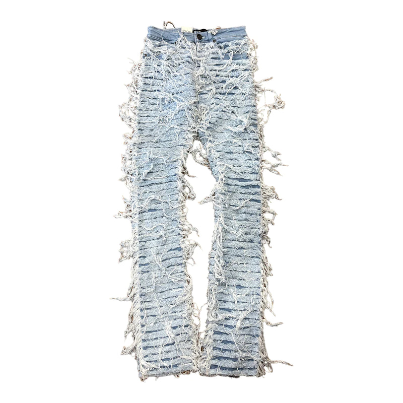 Focus Heavy Rip & Distressed Stacked Denim - Fresh N Fitted Inc