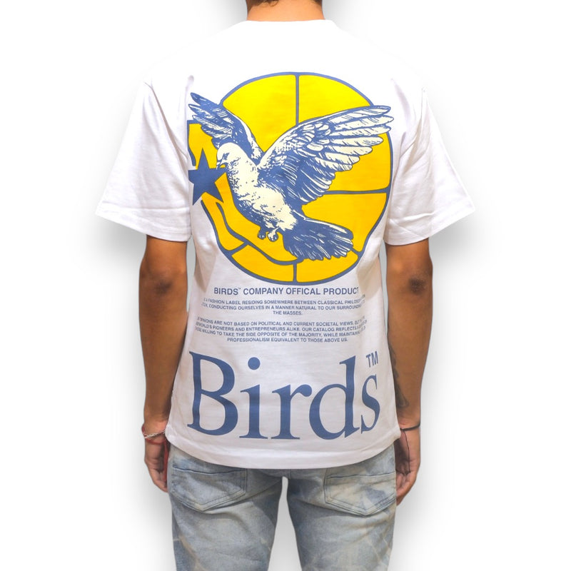 Birds "Warrior" White Ultra-Premium Oversized S/S Box T-Shirt