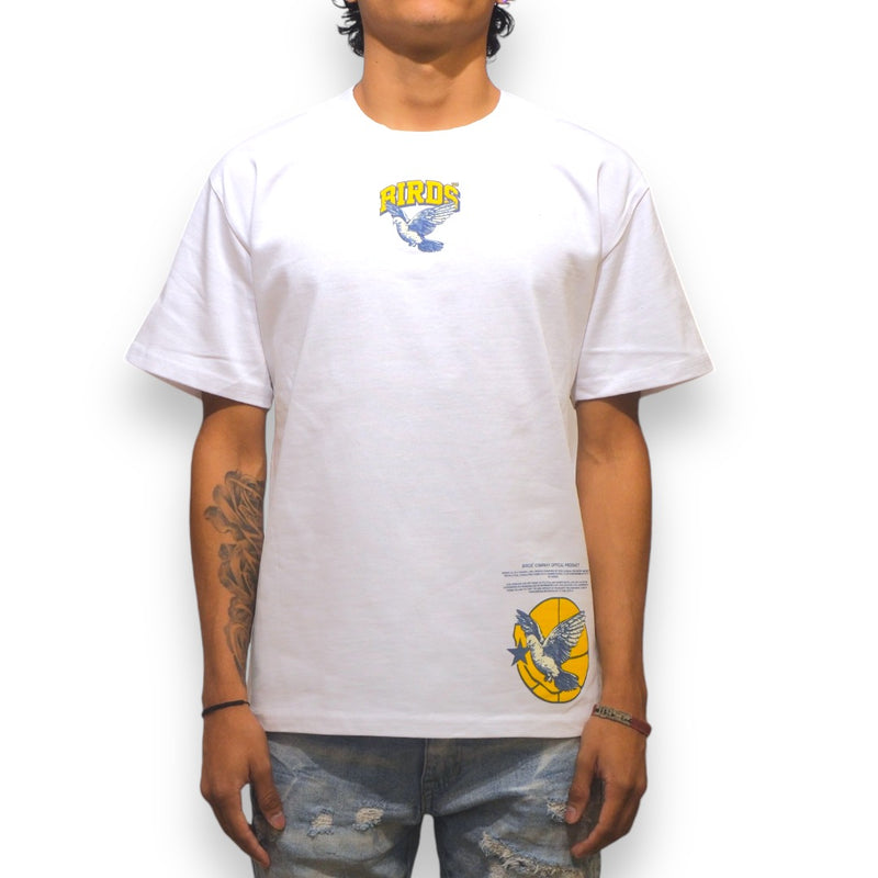 Birds "Warrior" White Ultra-Premium Oversized S/S Box T-Shirt