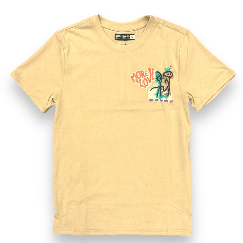 Rebel Minds 'More Love' T-Shirt In Khaki - 141-175 - FRESH N FITTED-2 INC