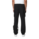 Smoke Rise 'Utility Cargo Windbreaker' Pants (Black) WP25584 - FRESH N FITTED