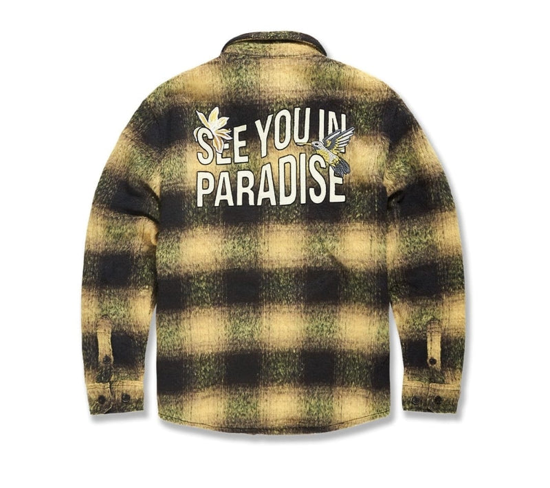 Jordan Craig 'See You In Paradise' Flannel Shacket - Fresh N Fitted Inc