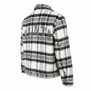 Copper Rivet Brushed Flannel Jacket With Pearl Embroidery(Black) 535001 - FRESH N FITTED