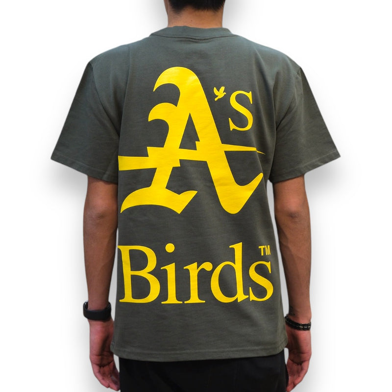 Birds "Athletic" Green Ultra-Premium Oversized S/S Box T-Shirt