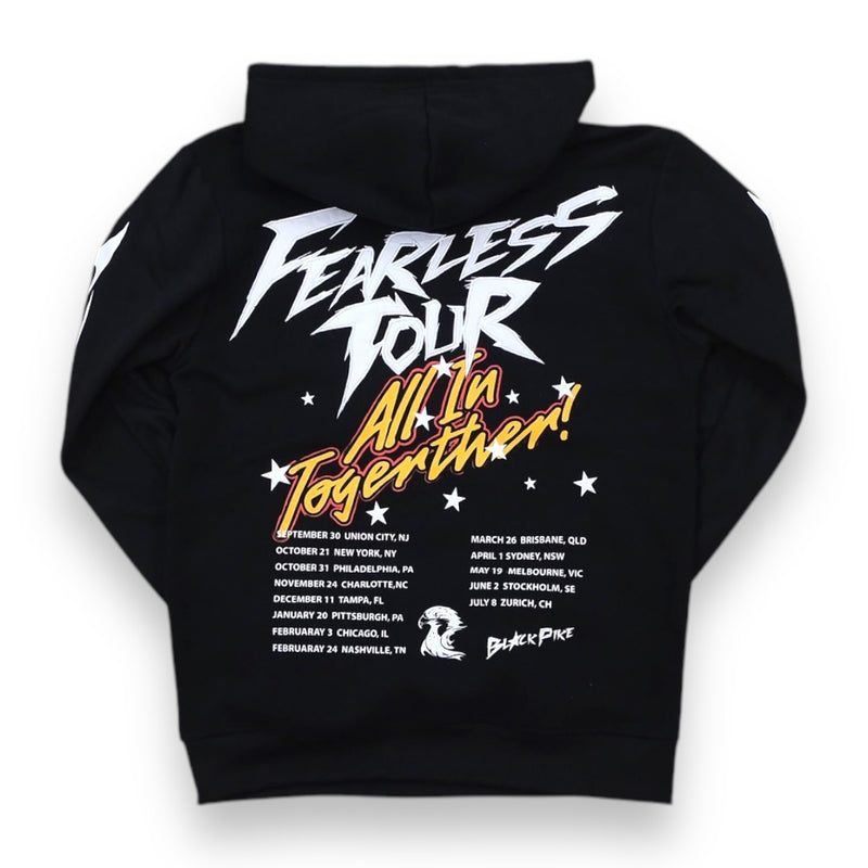 Black Pike 'Fearless' Hoodie (Black) FB2460