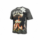 BKYS 'Faith' Cropped Rhinestone T-Shirt (Grey) T13857