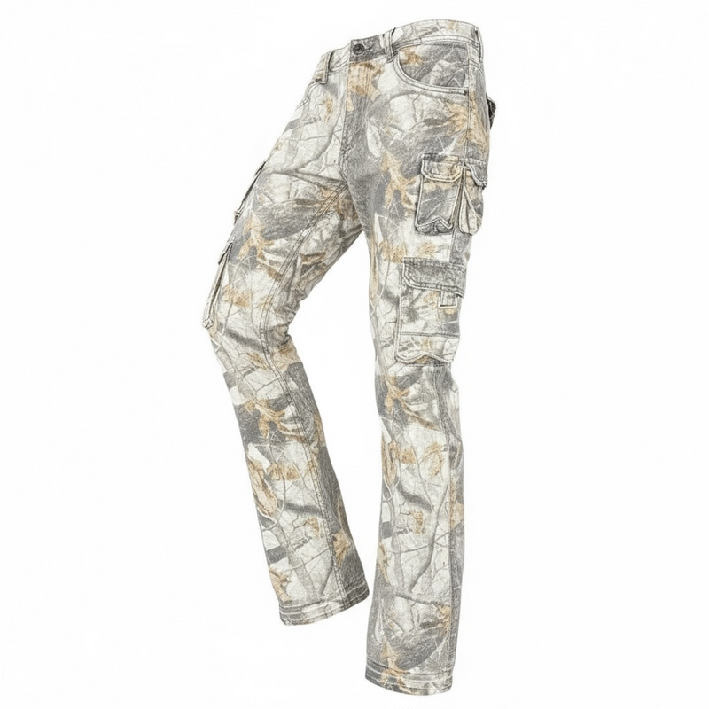 Kind Red Essential Camo Stacked Pants (Snow Fall Camo) KD2045B