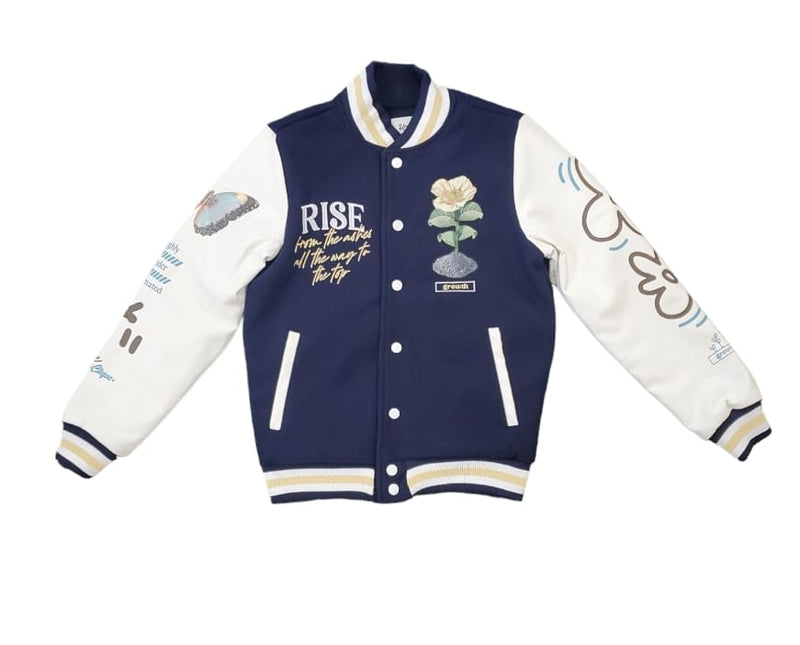 Highly Undrtd 'Rise' Varsity Jacket - Fresh N Fitted Inc