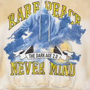 Rare Peace 'Never Mind' Oversized Rhinestone Cropped Hoodie (Ecru) RK5038