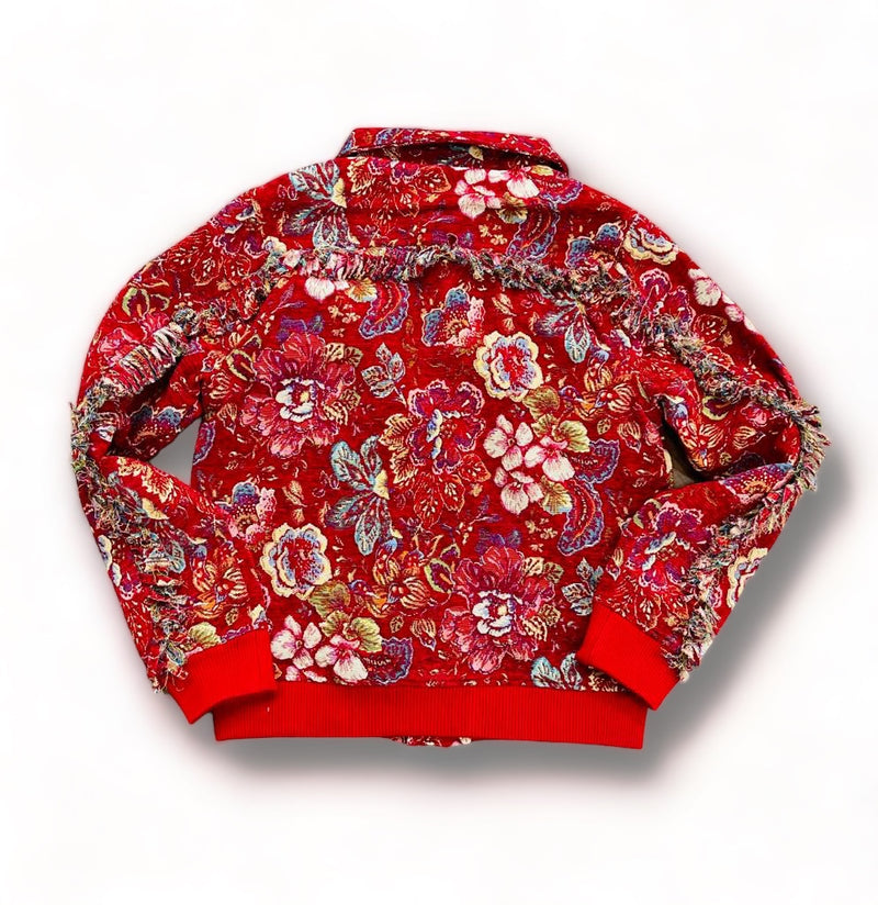 Majestik 'Floral Jacquard' Tapestry Jacket - Fresh N Fitted Inc