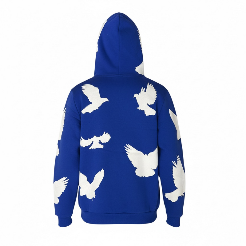 Black Pike 'Bird Gang' Hoodie (Royal Blue) FB2531S
