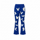 Black Pike 'Bird Gang' Stacked Sweatpants (Royal Blue) FB2531S