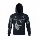 Black Pike 'Only God Can Judge Me' Rhinestone Hoodie (Black) FB2539S