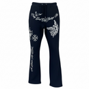 Black Pike 'Only God Can Judge Me' Stacked Sweatpants (Black) FB2539S