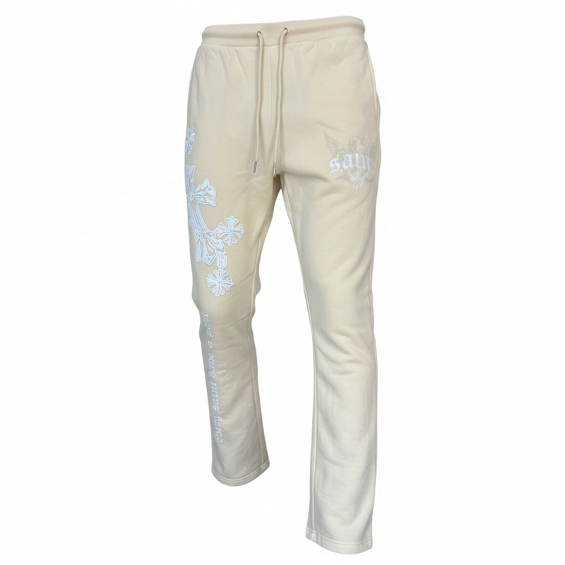 Black Pike 'Every Saint Has a Past' Stacked Sweats (Khaki) FB2540S