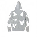 Black Pike 'Bird Gang' Hoodie (H. Grey) FB2531S