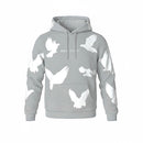 Black Pike 'Bird Gang' Hoodie (H. Grey) FB2531S