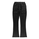 Makobi 'Essentials' Stacked Sweat Pants (Black) M1635 - FRESH N FITTED