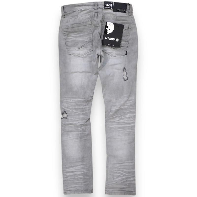 Makobi 'Moreli' Jeans (Gray) M1979